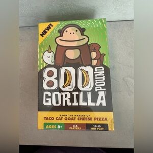 NEW 800 Pound Gorilla Card Game - Fun, Fast Family Game for Ages 8+, 2-6 Players